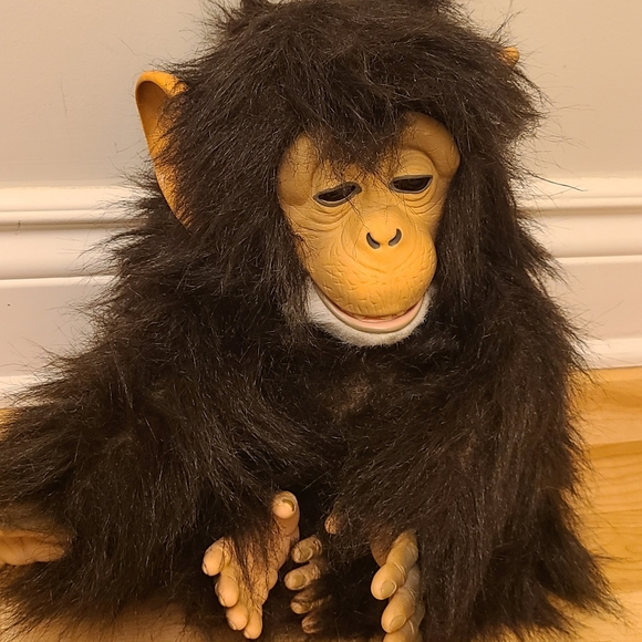 fur real cuddle chimp
